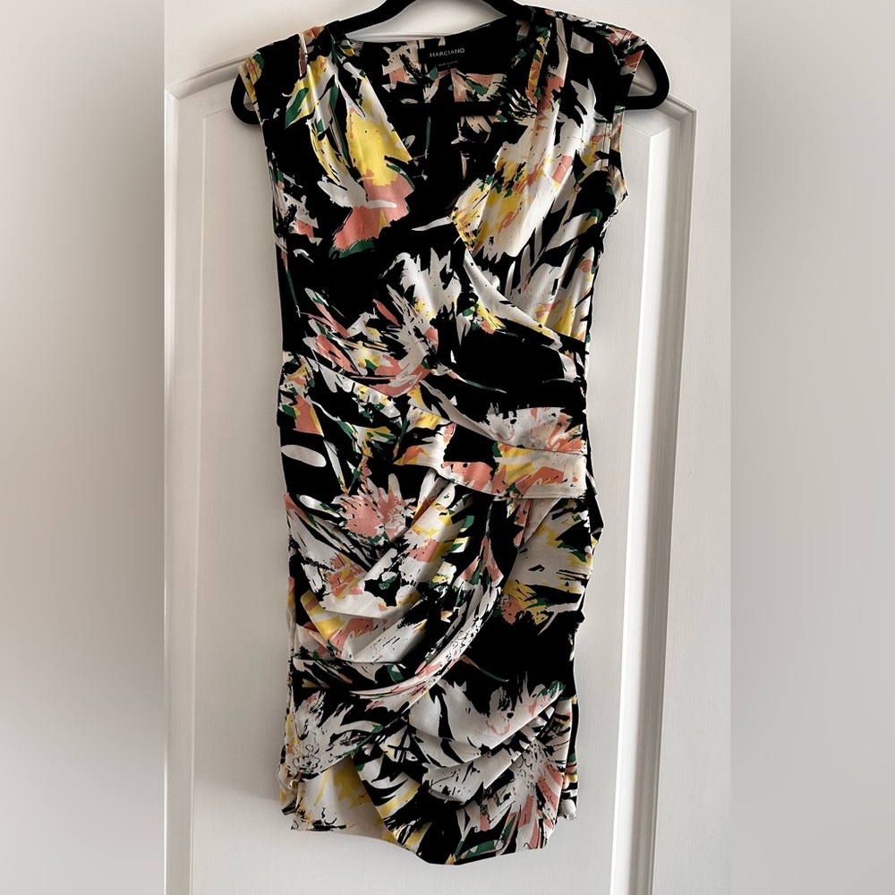 Guess by Marciano Vibrant Sunset Floral Dress